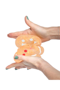 Jumbo Glitter Gingerbread Cookie Squishy