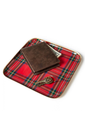 Classic Christmas Tartan Metal Trays