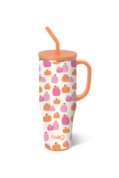 Pumpkins and Bows Mega Mug (40oz) - FINAL SALE