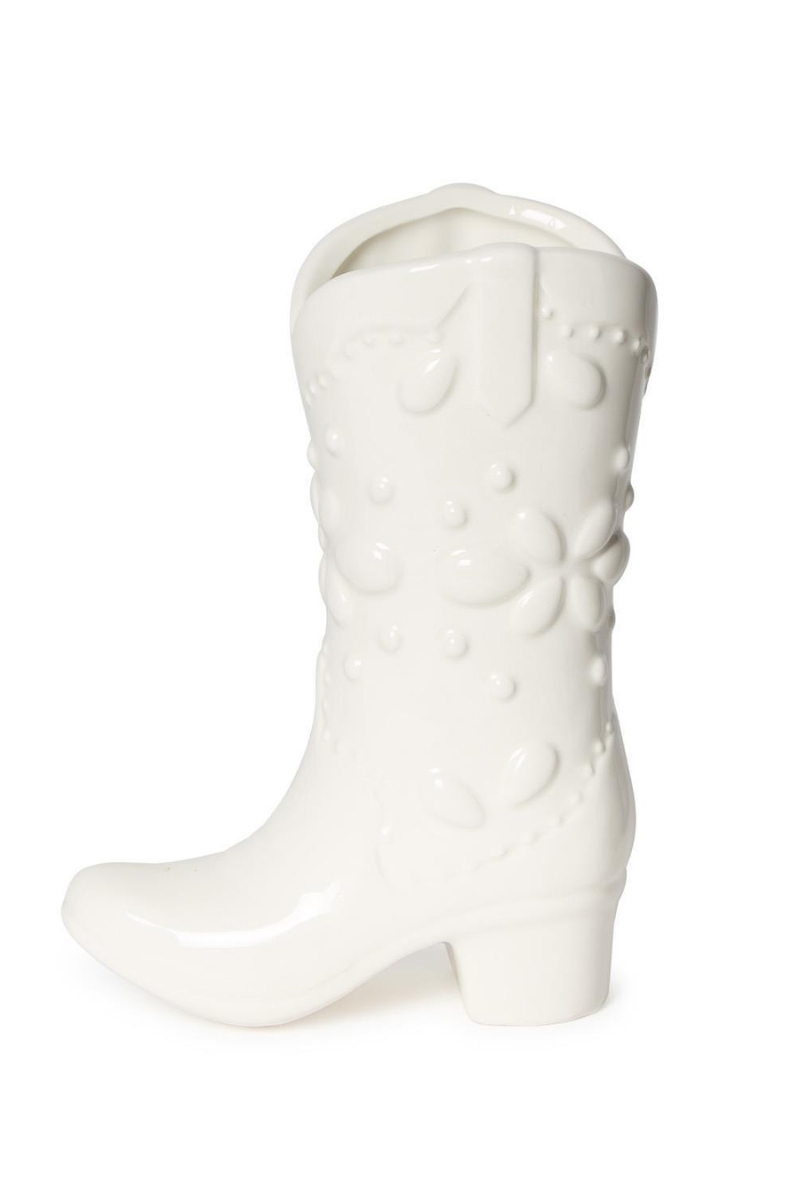 Western Cowboy Boot Vase