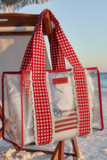 Jelly Tote Bag - Cherry Gingham