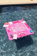 A Beautiful Line Pink Splash Mahjong Floating Table