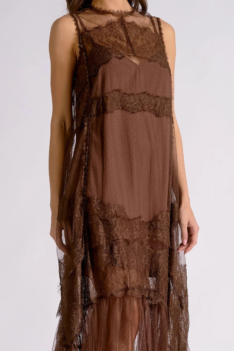 Dani Lace Midi Dress