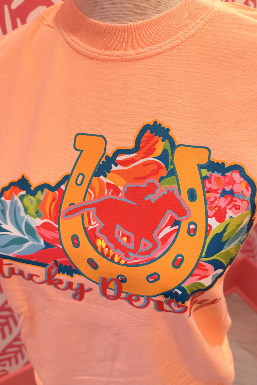 Tropical Roses Derby Tee
