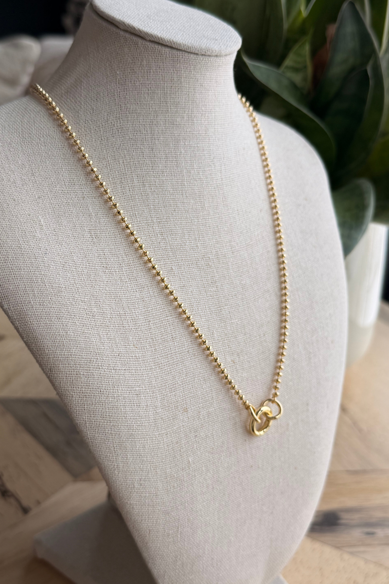 The Golden Glow Charm Necklace