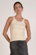 Contrast Stitch Tank Top