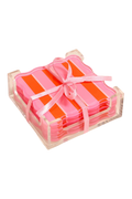Table Talk Coaster Set - Sicily Stripes