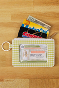 Green Gingham ID Holder