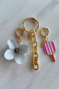 Statement Flower Bag Charm