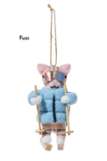Winter Fun Felt Animal Ornament