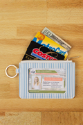 Blue Stripes ID Holder