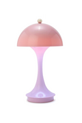Pink Mushroom Shape LED Portable Cordless Table Lamp