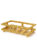 Golden Bamboo Guest Towel / Napkin Holder