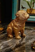 Golden Dog Figurine