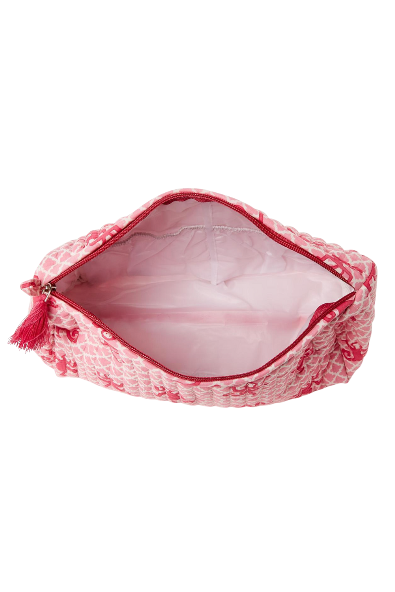 Happy Monkey Quilted Pouch