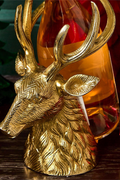 Gold Stag Bottle Holder