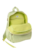 Green Gingham Backpack