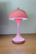 Pink Mushroom Shape LED Portable Cordless Table Lamp