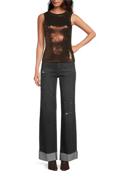 Metallic Tank Top