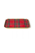 Classic Christmas Tartan Metal Trays