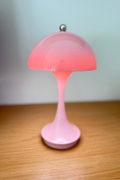Pink Mushroom Shape LED Portable Cordless Table Lamp
