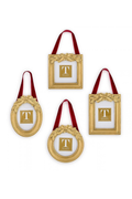 Holly Leaves Hanging Photo Frames/Ornaments