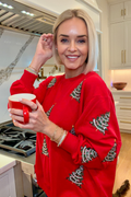 Sarah Sweatshirt - Christmas Trees
