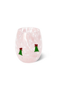 Christmas Trees Charm Wine Glass 17oz