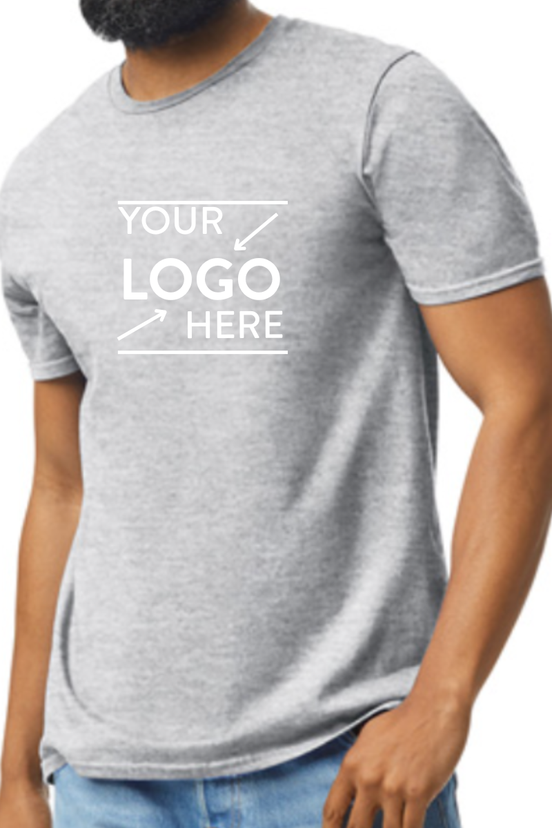 Custom Logo Tee – Unisex Gildan Soft Style T-Shirt