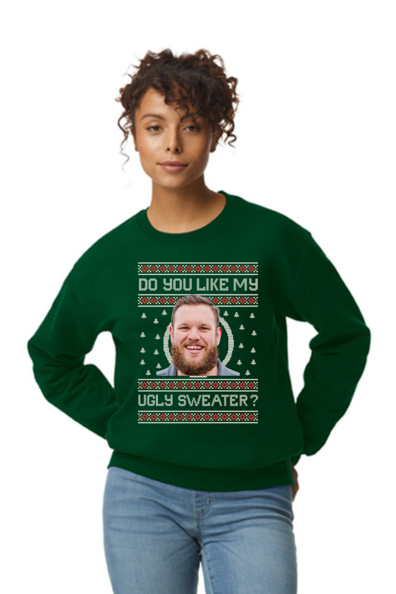 CUSTOM Ugly Sweater- Forest Green