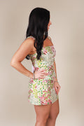 Well Romper - Garden Jacquard