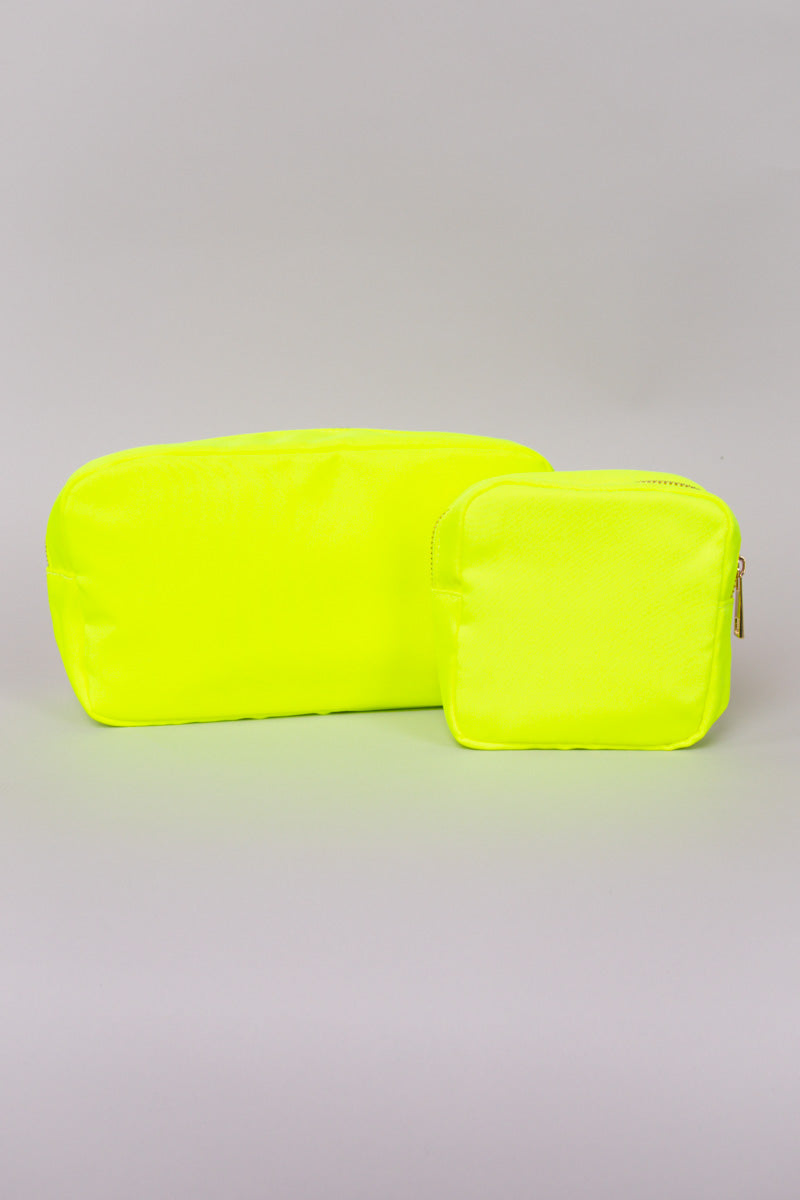 Classic Pouch-Neon Yellow