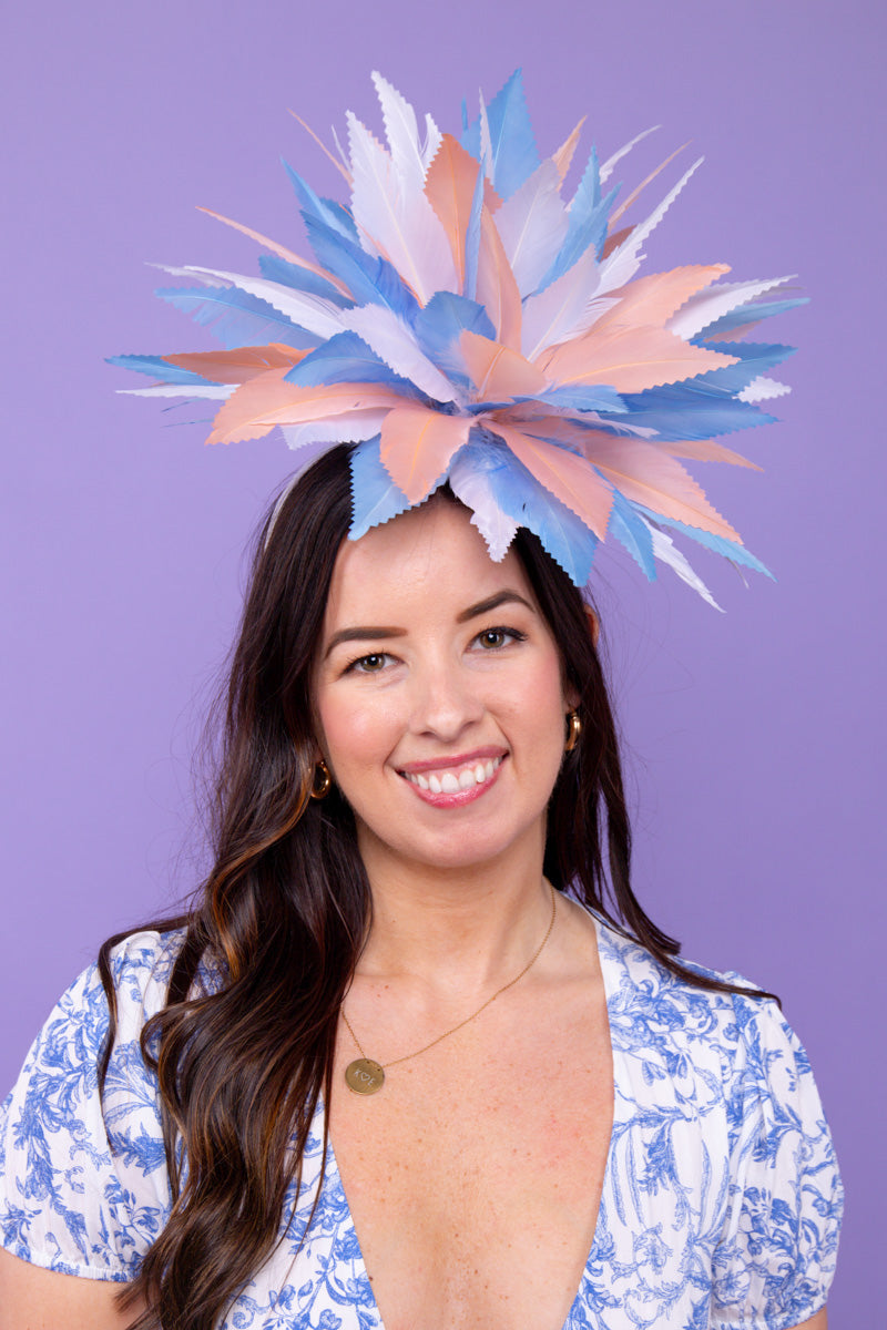 Peachy Skies Fascinator - FINAL SALE