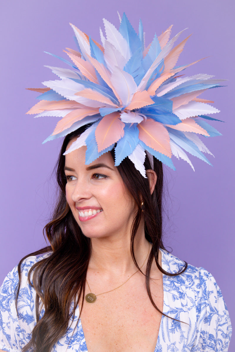 Peachy Skies Fascinator - FINAL SALE