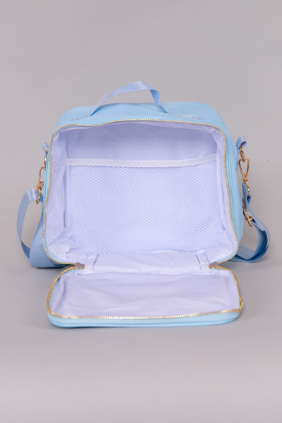 Luxe Lunch Bag-Ice Blue
