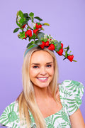 Strawberry Fields Fascinator - FINAL SALE