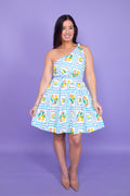 Lemonada Bliss One Shoulder Mini Dress - FINAL SALE