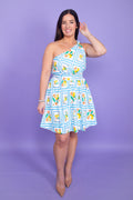 Lemonada Bliss One Shoulder Mini Dress - FINAL SALE