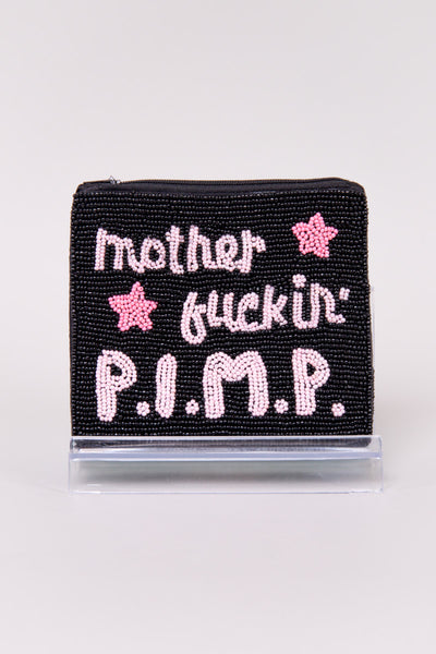 Mother Fuckin' PIMP Seed Bead Bags
