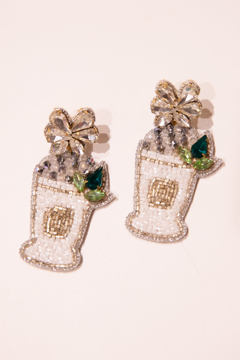 Derby Mint Julep Earrings - FINAL SALE
