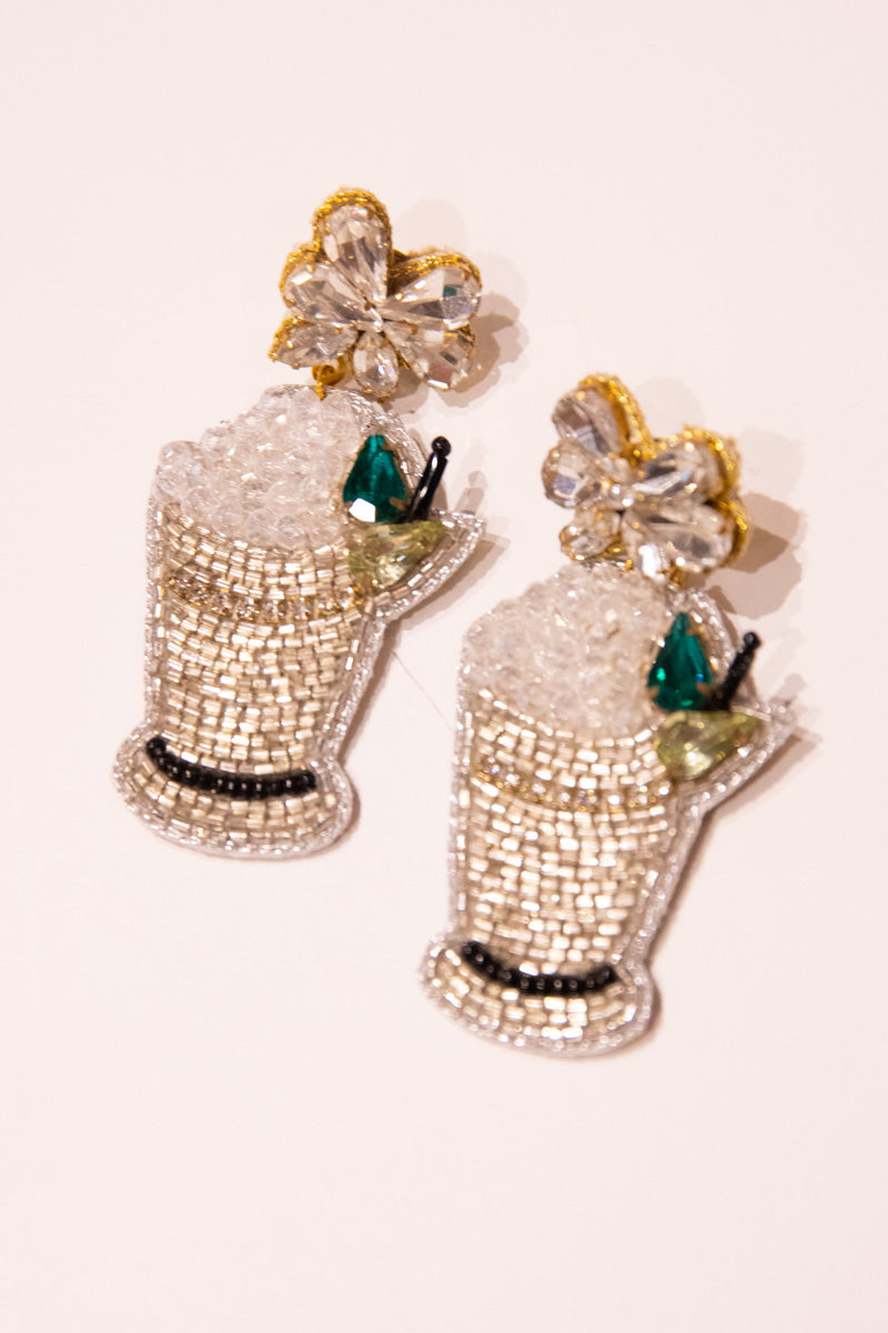 Derby Mint Julep Earrings - FINAL SALE