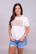 Checkered Mama Graphic Tee - FINAL SALE