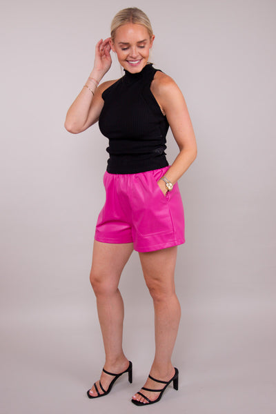 Couture City Shorts-Pink