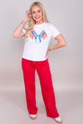 Stars, Stripes, and Bow Graphic Tee - FINAL SALE
