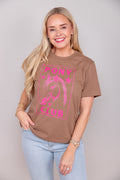 Pony Club Graphic Tee - Mocha