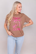 Pony Club Graphic Tee - Mocha
