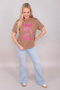 Pony Club Graphic Tee - Mocha