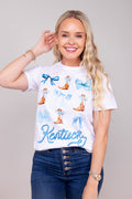 Kentucky Bows and Boots Graphic Tee
