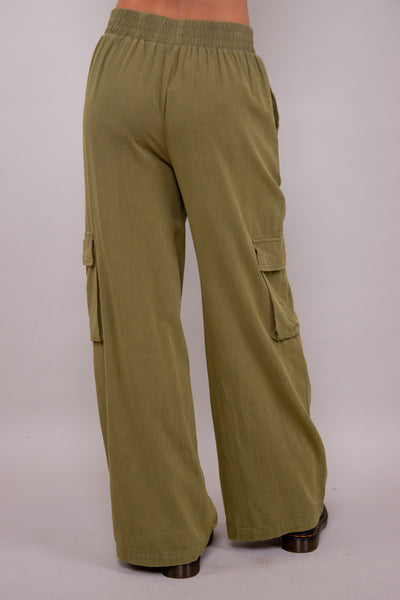 Gwen Cargo Pants- Green