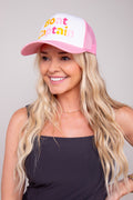 Boat Captain Trucker Hat - Light Pink